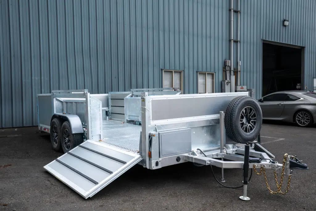 Drop Deck Trailers Buyers Guide City of Arlington Trailer Customization with Sidewalls