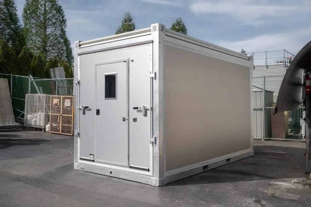Modular Storage Buyers Guide - Modular storage structure situated in a back lot.