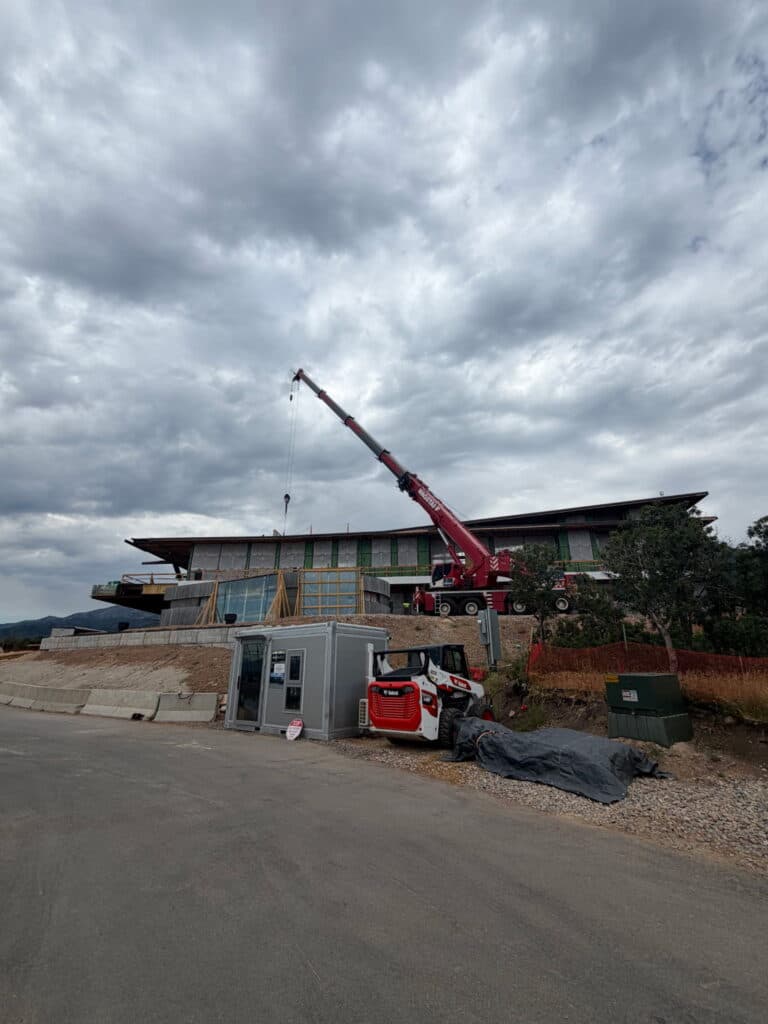 Rapid Deployment Modular Structure - Office Modular on Construction Site