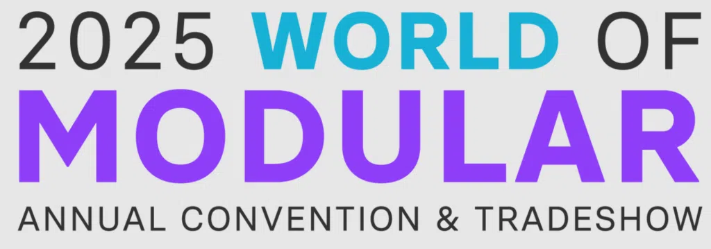 2025 World of Modular Annual Convention and Trade Show Logo