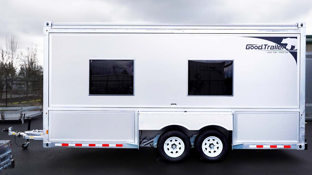 DOT Windows on cargo trailer