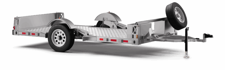 GT13FL 13' flatbed trailer