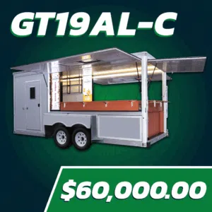 The GTAL19-C 19' concession trailer, available for just $60,000