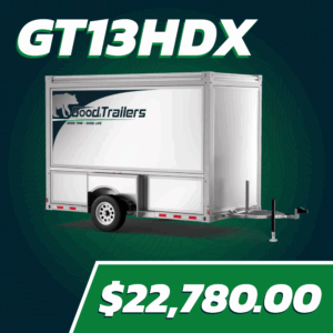 GT13HDX 13' high cube trailer product photo $22,780.